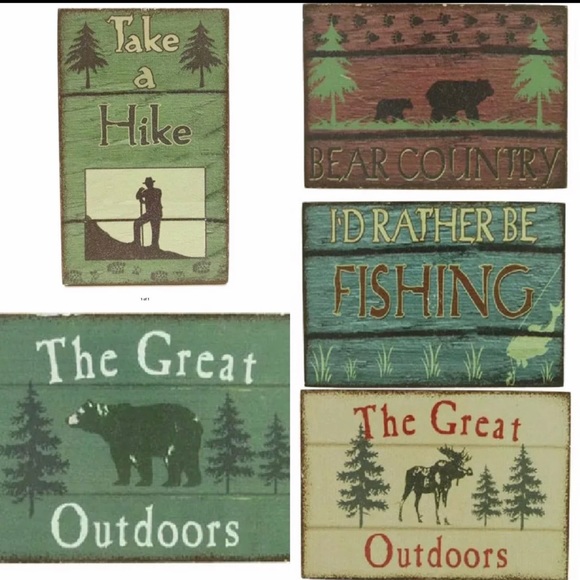 Wooden Wildlife Magnets - Picture 1 of 5